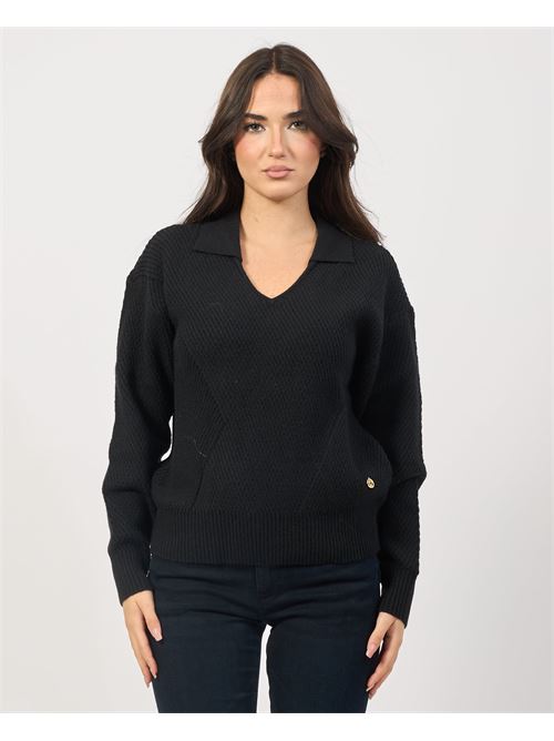 Yes Zee Women's V-Neck Sweater YES ZEE | M044-IM000801